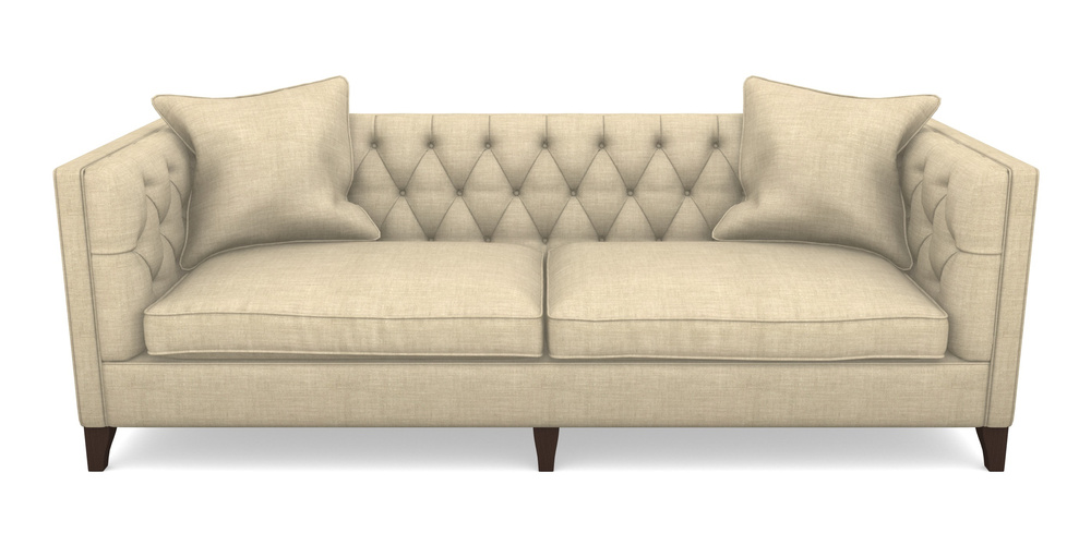 Product photograph of Haresfield 4 Seater Sofa In Posh Linen - Oatmeal from Sofas and Stuff Limited