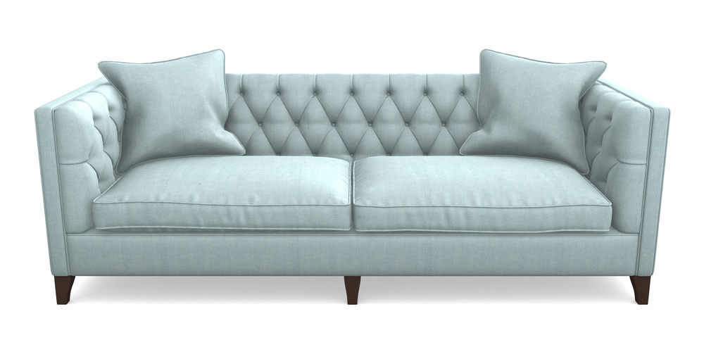 Product photograph of Haresfield 4 Seater Sofa In Super Soft Velvet - Sky from Sofas and Stuff Limited