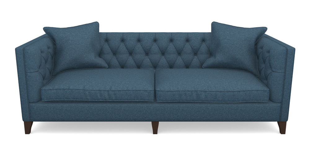 Product photograph of Haresfield 4 Seater Sofa In Soft Wool - Denim from Sofas and Stuff Limited