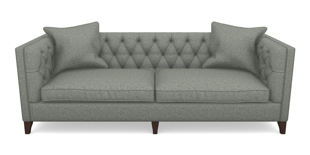 Product photograph of Haresfield 4 Seater Sofa In Soft Wool - Wolf from Sofas and Stuff Limited