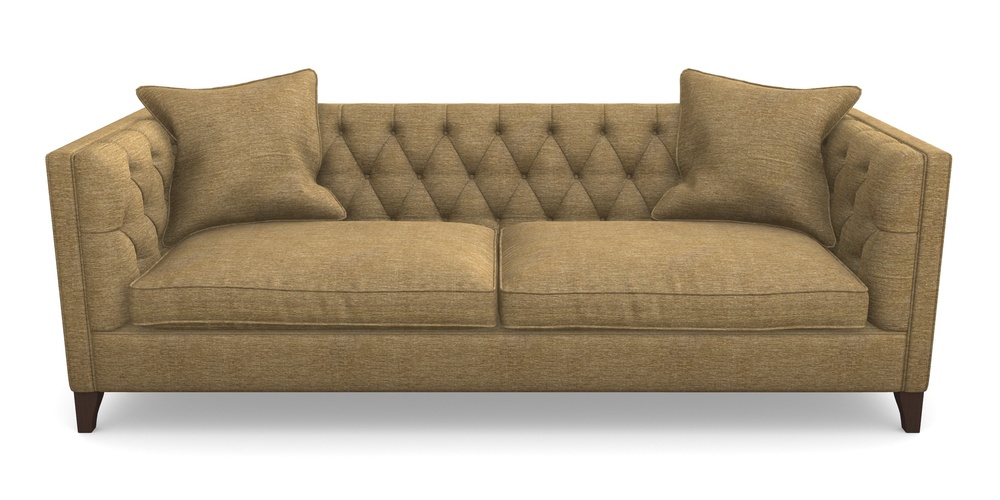 Product photograph of Haresfield 4 Seater Sofa In Textured Velvet - Balsa from Sofas and Stuff Limited