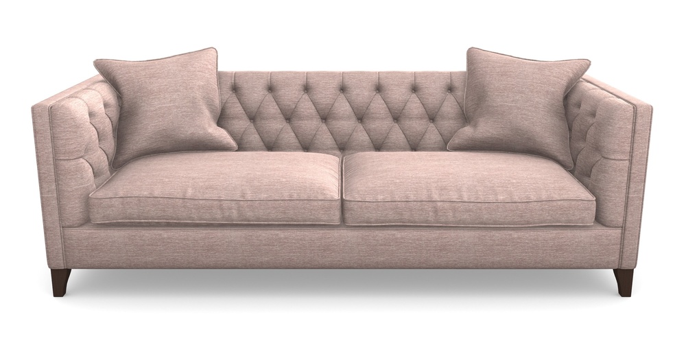 Product photograph of Haresfield 4 Seater Sofa In Textured Velvet - Wisteria from Sofas and Stuff Limited