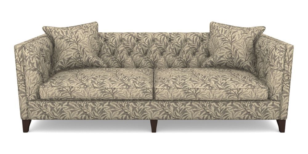 Product photograph of Haresfield 4 Seater Sofa In V A Drawn From Nature - Willow Bough Large - Grey from Sofas and Stuff Limited