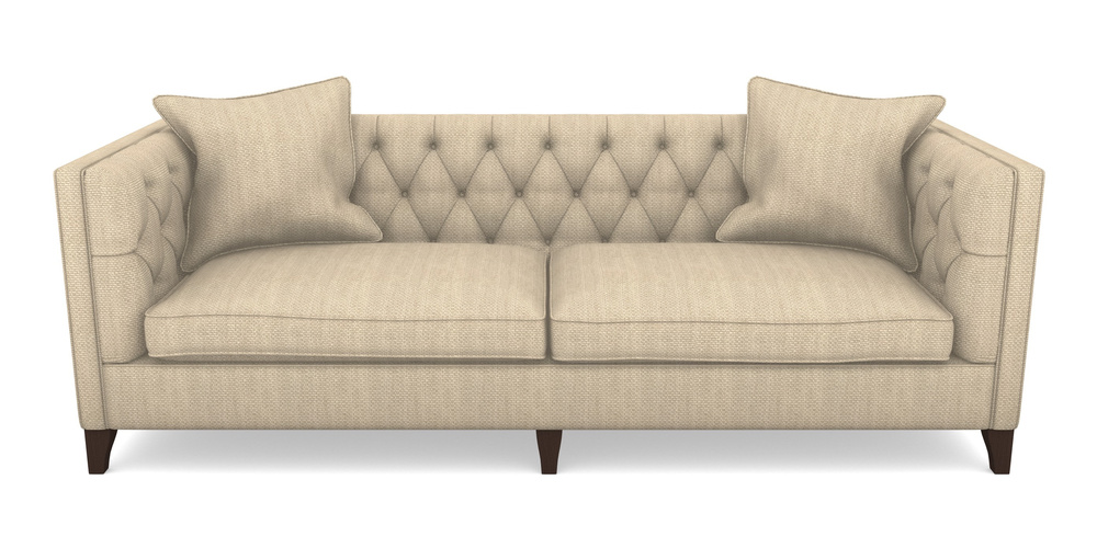 Product photograph of Haresfield 4 Seater Sofa In Cloth 22 Weaves - White Sands Linen - Chalk from Sofas and Stuff Limited