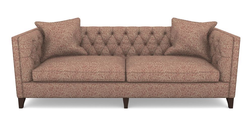 Product photograph of Haresfield 4 Seater Sofa In V A Drawn From Nature Collection - Willow - Red from Sofas and Stuff Limited