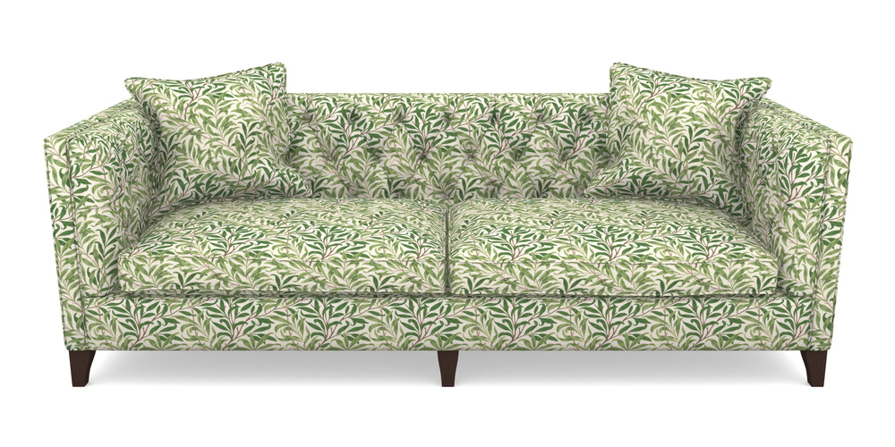 Product photograph of Haresfield 4 Seater Sofa In William Morris Collection - Willow Boughs - Leaf Green from Sofas and Stuff Limited