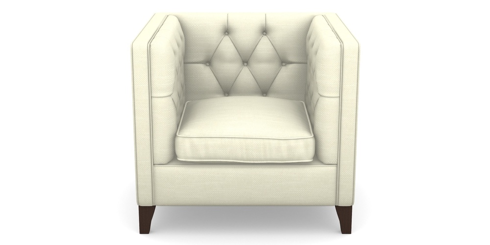 Product photograph of Haresfield Chair In Basket Weave - Cream from Sofas and Stuff Limited