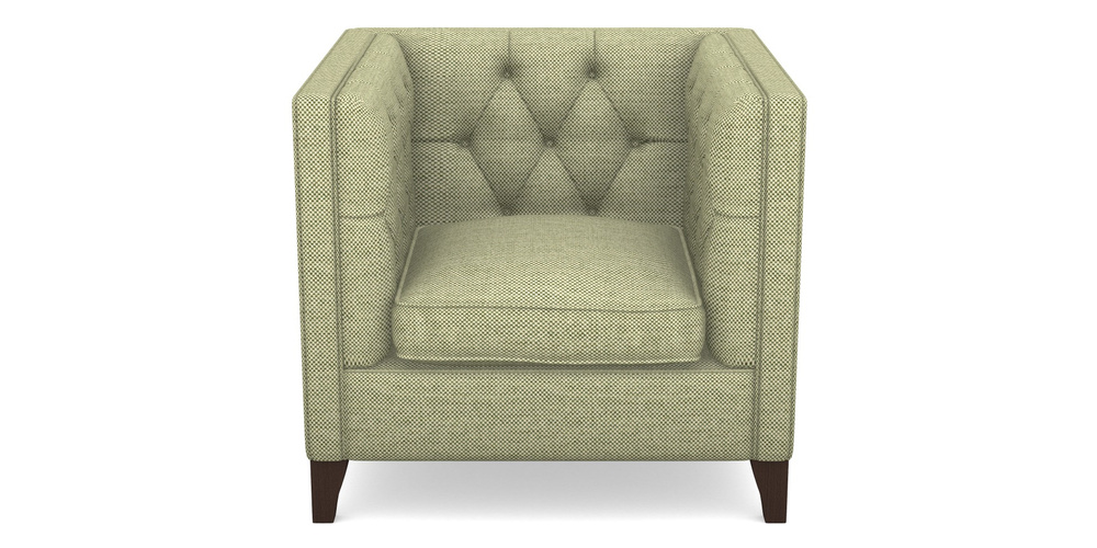 Product photograph of Haresfield Chair In Basket Weave - Sage from Sofas and Stuff Limited