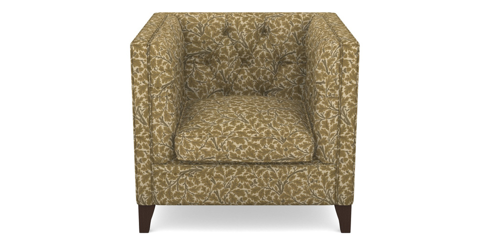 Product photograph of Haresfield Chair In V A Drawn From Nature Collection - Oak Tree - Gold from Sofas and Stuff Limited