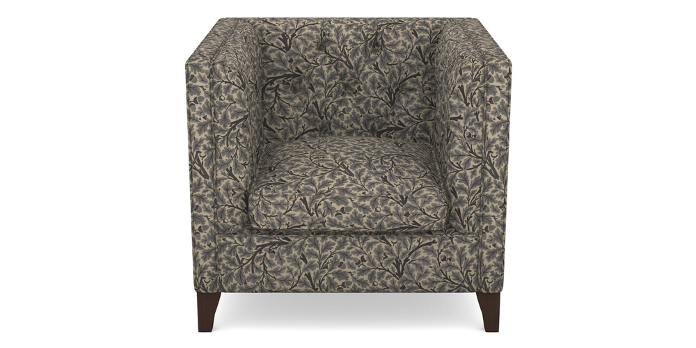 Product photograph of Haresfield Chair In V A Drawn From Nature Collection - Oak Tree - Navy from Sofas and Stuff Limited