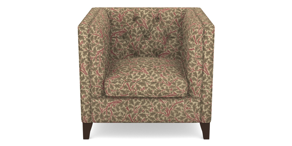 Product photograph of Haresfield Chair In V A Drawn From Nature Collection - Oak Tree - Red from Sofas and Stuff Limited