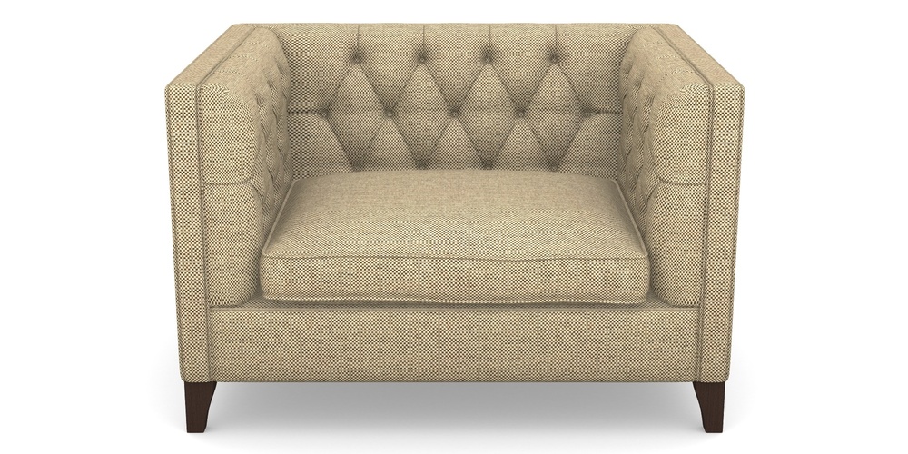 Product photograph of Haresfield Snuggler In Basket Weave - Ebony from Sofas and Stuff Limited