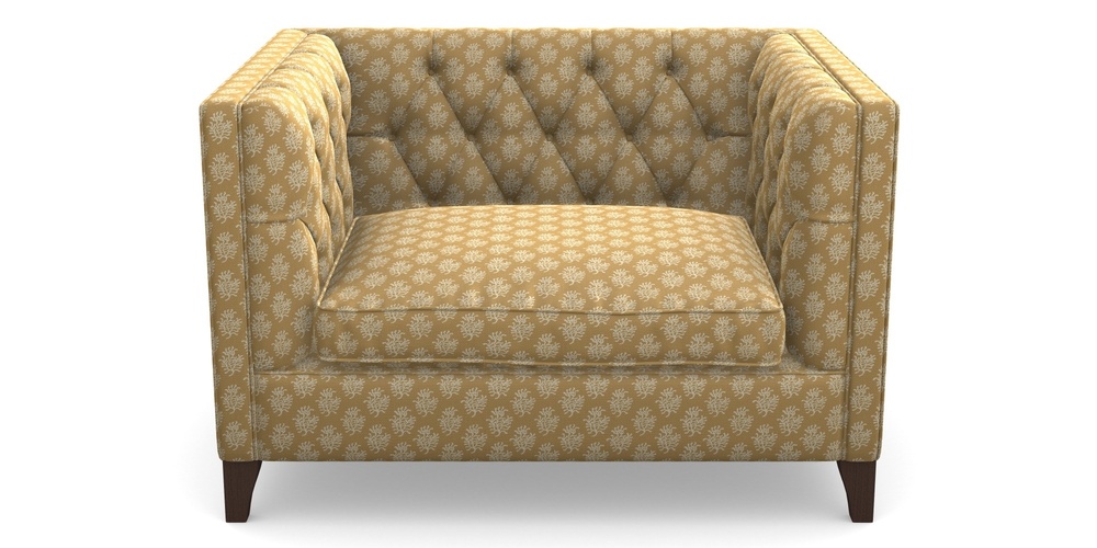 Product photograph of Haresfield Snuggler In Cloth 21 - Coral 1 - Quince from Sofas and Stuff Limited