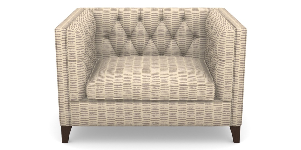 Product photograph of Haresfield Snuggler In Cloth 18 - Daub - Berry from Sofas and Stuff Limited