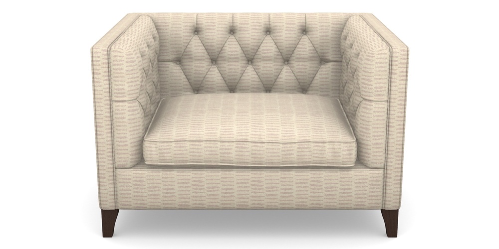 Product photograph of Haresfield Snuggler In Cloth 18 - Daub - Rose from Sofas and Stuff Limited