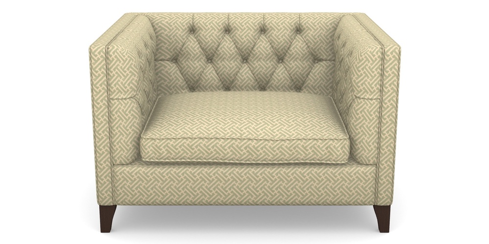 Product photograph of Haresfield Snuggler In Cloth 18 - Key - Fennel from Sofas and Stuff Limited