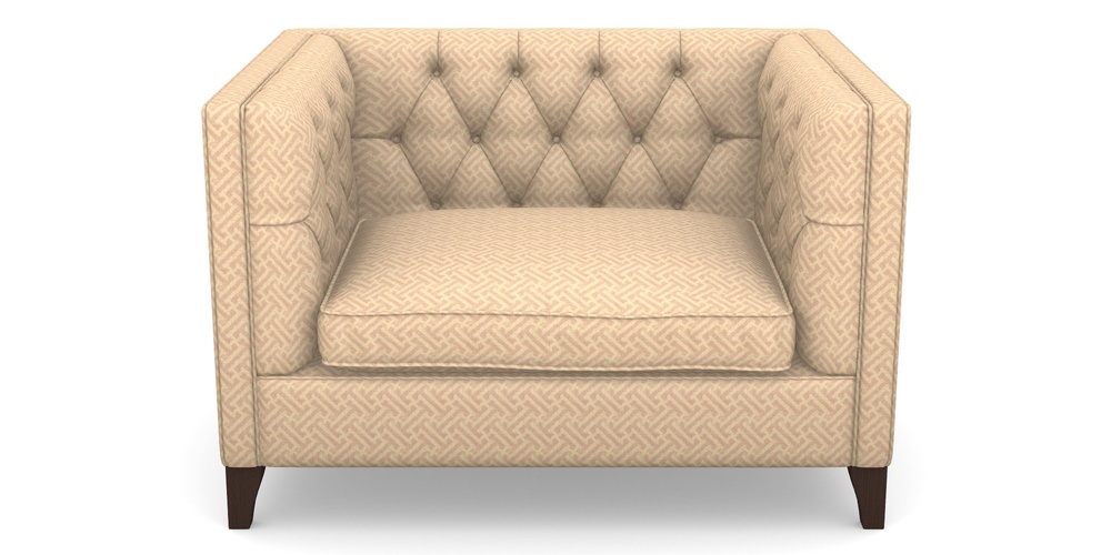 Product photograph of Haresfield Snuggler In Cloth 18 - Key - Rose from Sofas and Stuff Limited