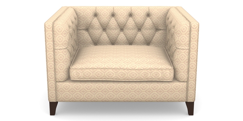 Product photograph of Haresfield Snuggler In Cloth 18 - Tile - Rose from Sofas and Stuff Limited