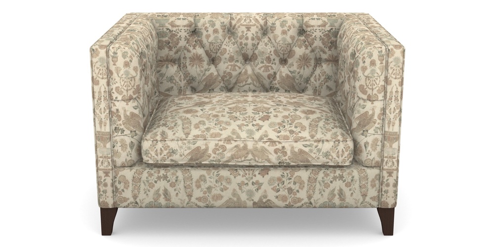 Product photograph of Haresfield Snuggler In V A Brompton Collection - Coromandel - Assam Tea from Sofas and Stuff Limited