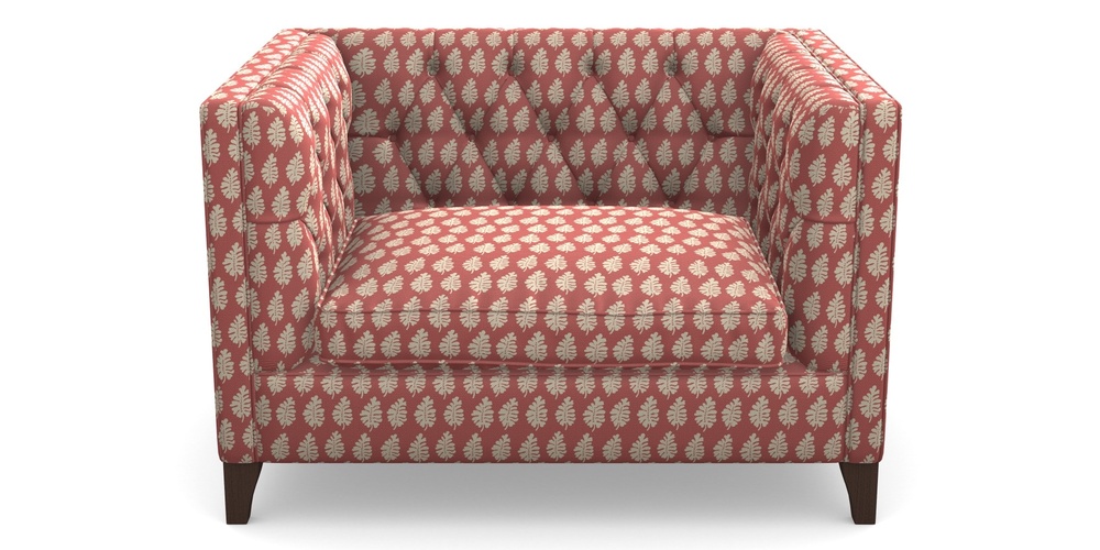 Product photograph of Haresfield Snuggler In Cloth 21 - Oak Leaf - Ginger Snap from Sofas and Stuff Limited