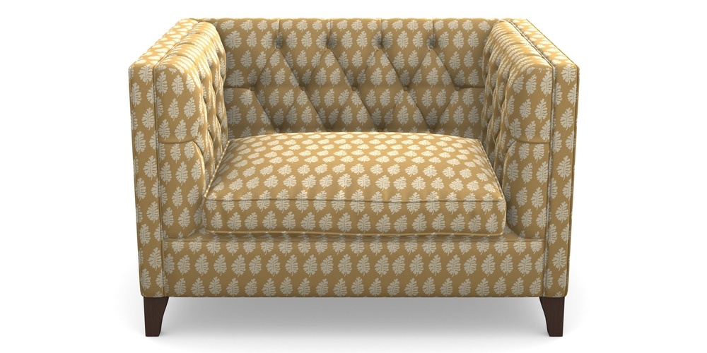 Product photograph of Haresfield Snuggler In Cloth 21 - Oak Leaf - Quince from Sofas and Stuff Limited