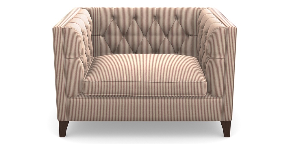 Product photograph of Haresfield Snuggler In Cloth 21 - Simple Stripe - Cassis from Sofas and Stuff Limited