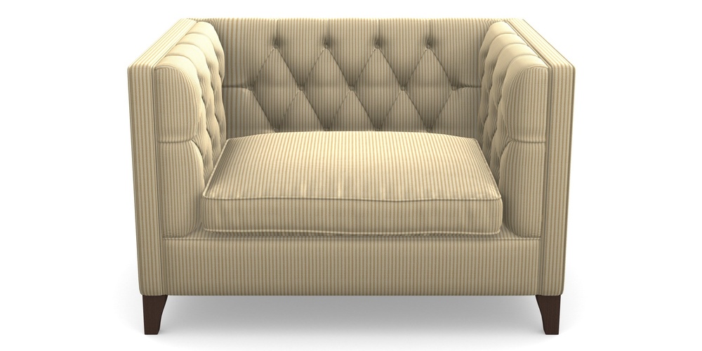 Product photograph of Haresfield Snuggler In Cloth 21 - Simple Stripe - Quince from Sofas and Stuff Limited