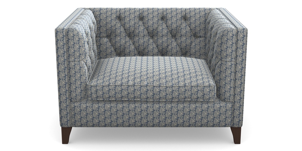 Product photograph of Haresfield Snuggler In Cloth 21 - Spring Twig - Bilberry from Sofas and Stuff Limited