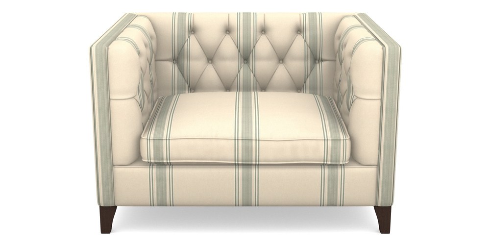 Product photograph of Haresfield Snuggler In Cloth 22 - Racing Stripes Cheltenham - Mint from Sofas and Stuff Limited