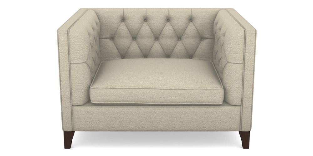 Product photograph of Haresfield Snuggler In Cloth 20 - Design 6 - Natural Linen from Sofas and Stuff Limited