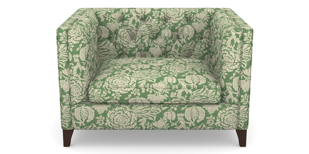 Product photograph of Haresfield Snuggler In V A Brompton Collection - Flowering Kale - Basil from Sofas and Stuff Limited