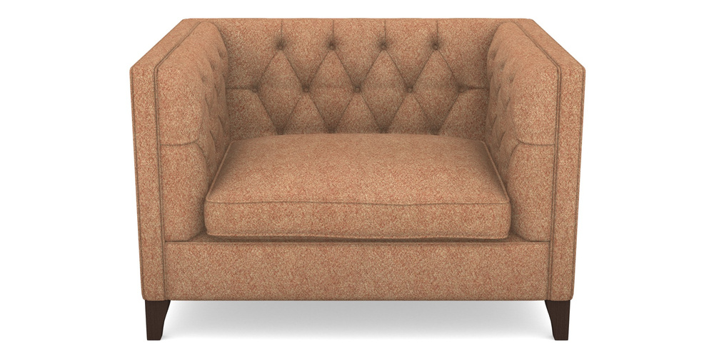 Product photograph of Haresfield Snuggler In Cloth 22 Weaves - Grand Teton - Amber from Sofas and Stuff Limited