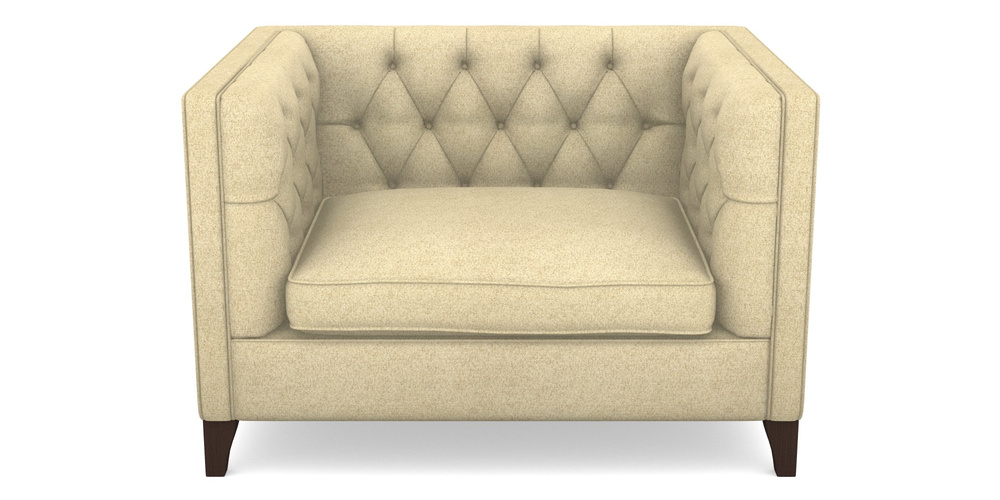 Product photograph of Haresfield Snuggler In Cloth 22 Weaves - Grand Teton - Chalk from Sofas and Stuff Limited