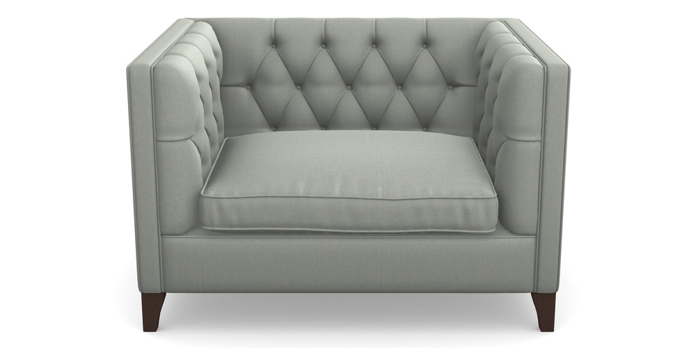 Product photograph of Haresfield Snuggler In House Velvet - Elephant from Sofas and Stuff Limited