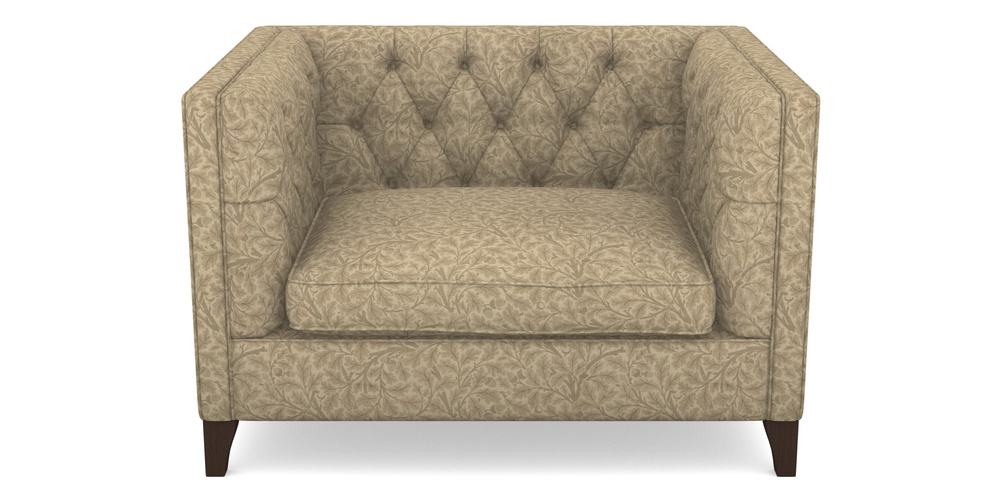 Product photograph of Haresfield Snuggler In V A Drawn From Nature Collection - Oak Tree - Natural from Sofas and Stuff Limited