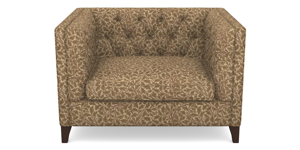 Product photograph of Haresfield Snuggler In V A Drawn From Nature Collection - Oak Tree - Terracotta from Sofas and Stuff Limited
