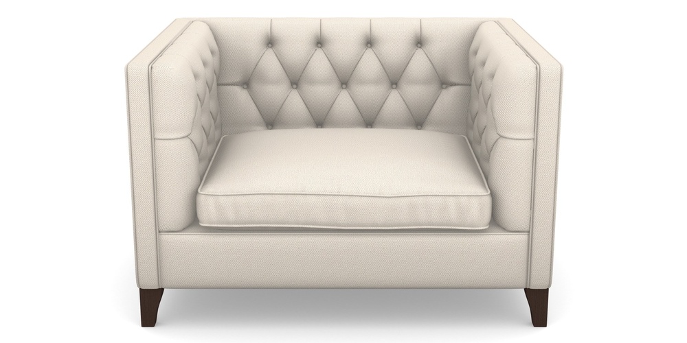 Product photograph of Haresfield Snuggler In Two Tone Plain - Calico from Sofas and Stuff Limited