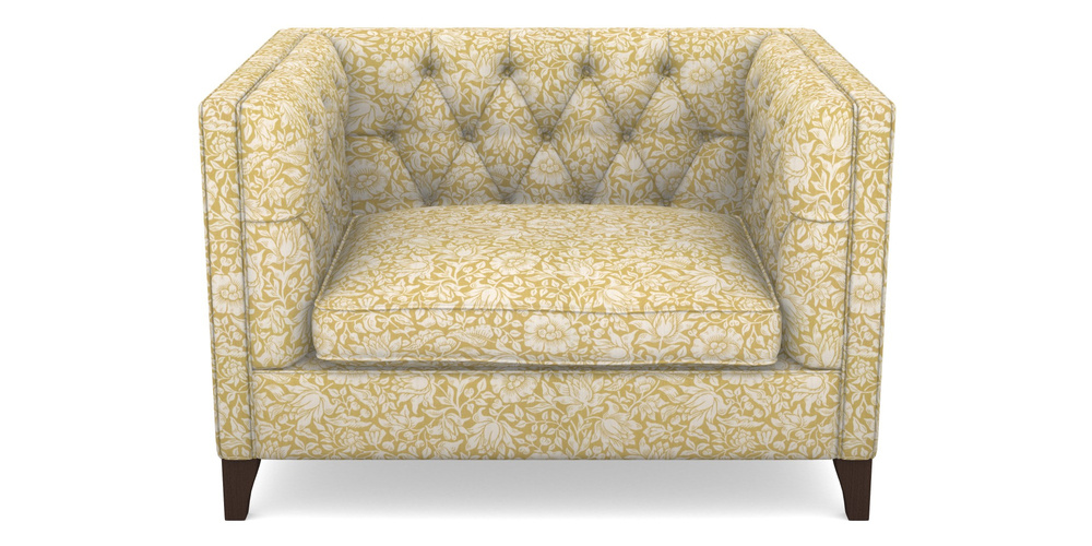 Product photograph of Haresfield Snuggler In William Morris Collection - Mallow - Weld from Sofas and Stuff Limited