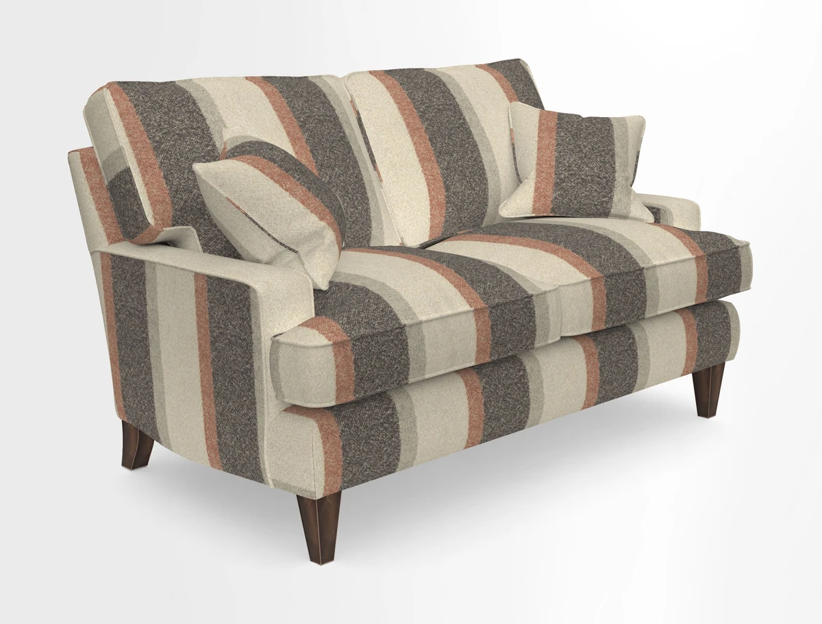 Ingleborough 2 Seater Sofa in Warwick Edinburgh Henna Rugs supplied by Rugs of Petworth