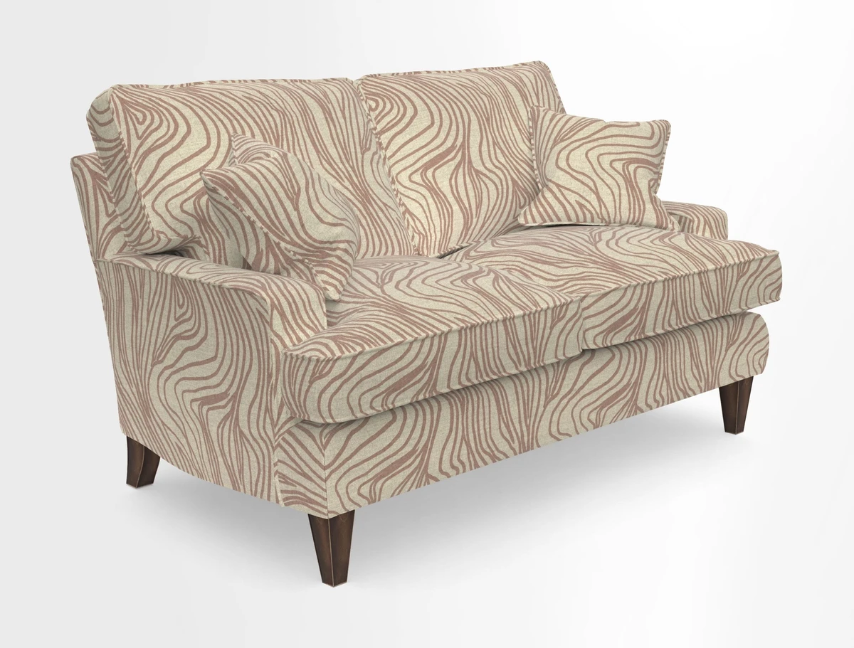 Ingleborough 2 Seater Sofa in Warwick Edinburgh Henna Rugs supplied by Rugs of Petworth