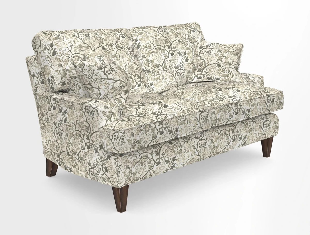 Ingleborough 2 Seater Sofa in Warwick Edinburgh Henna Rugs supplied by Rugs of Petworth