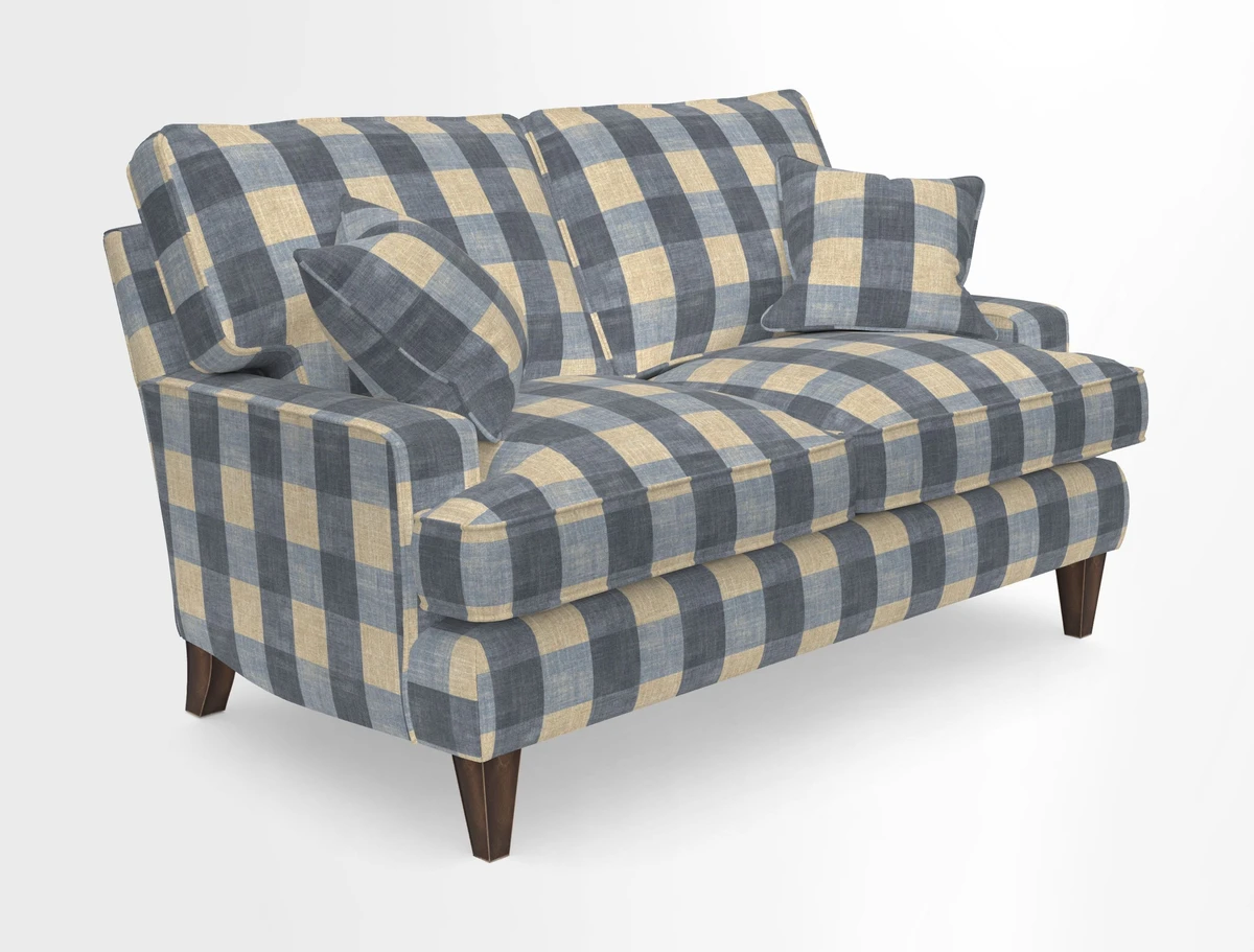 Ingleborough 2 Seater Sofa in Warwick Edinburgh Henna Rugs supplied by Rugs of Petworth