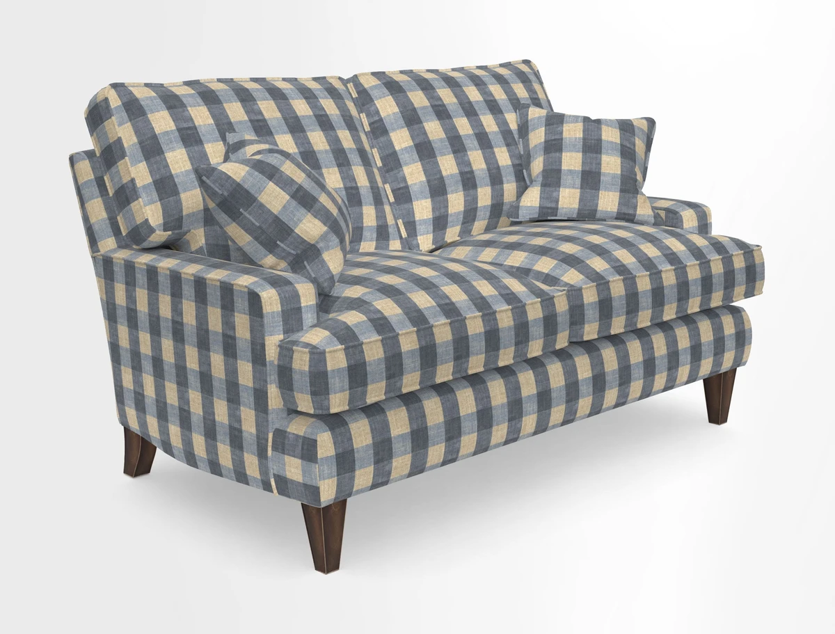 Ingleborough 2 Seater Sofa in Warwick Edinburgh Henna Rugs supplied by Rugs of Petworth