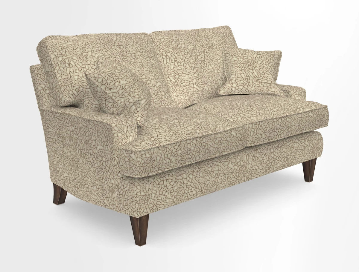 Ingleborough 2 Seater Sofa in Warwick Edinburgh Henna Rugs supplied by Rugs of Petworth