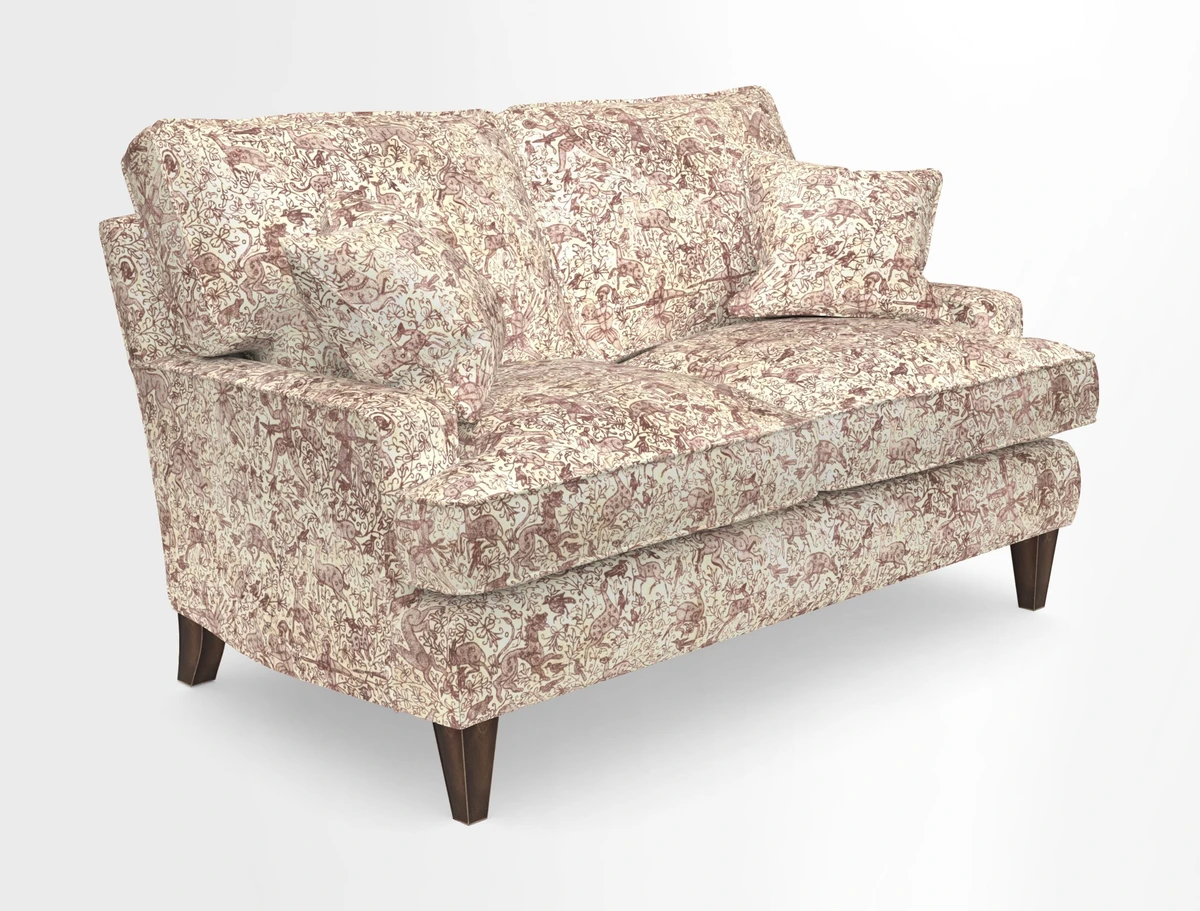 Ingleborough 2 Seater Sofa in Warwick Edinburgh Henna Rugs supplied by Rugs of Petworth