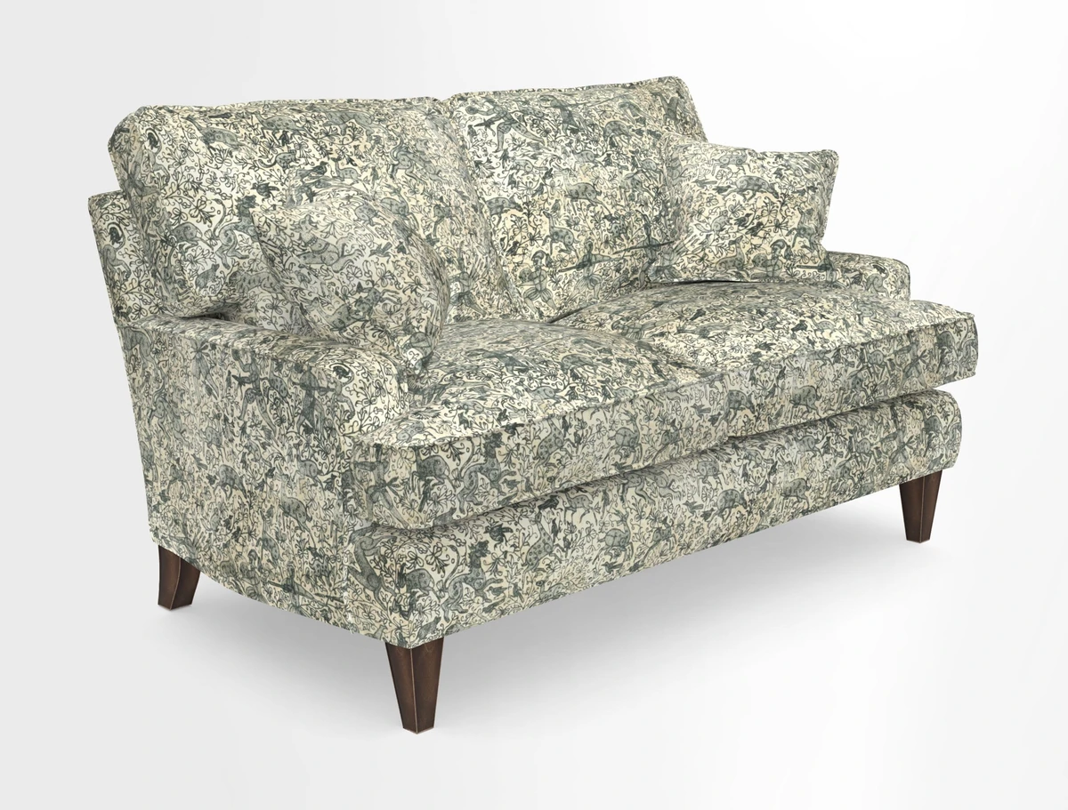 Ingleborough 2 Seater Sofa in Warwick Edinburgh Henna Rugs supplied by Rugs of Petworth