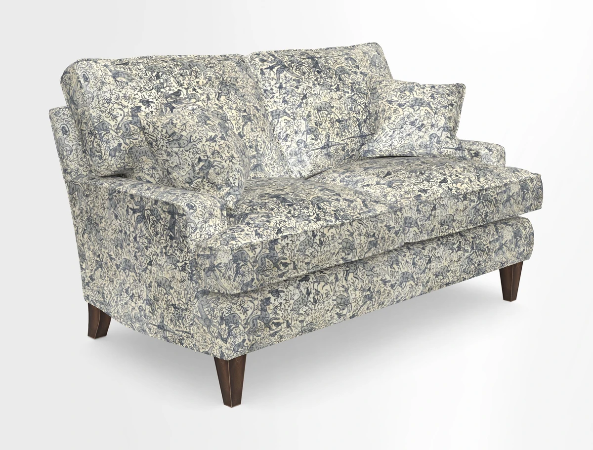 Ingleborough 2 Seater Sofa in Warwick Edinburgh Henna Rugs supplied by Rugs of Petworth
