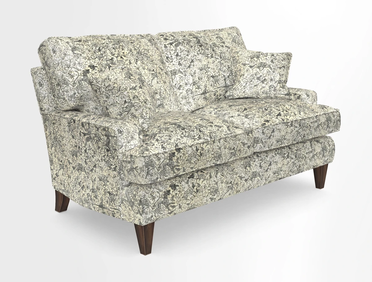 Ingleborough 2 Seater Sofa in Warwick Edinburgh Henna Rugs supplied by Rugs of Petworth