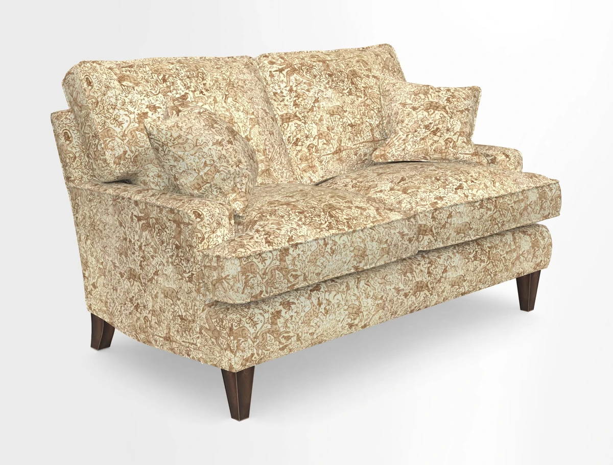 Ingleborough 2 Seater Sofa in Warwick Edinburgh Henna Rugs supplied by Rugs of Petworth
