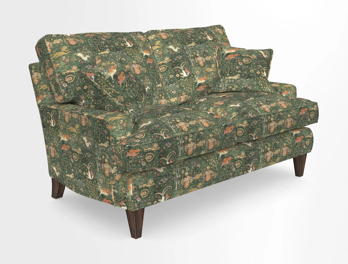 Ingleborough 2 Seater Sofa in Warwick Edinburgh Henna Rugs supplied by Rugs of Petworth